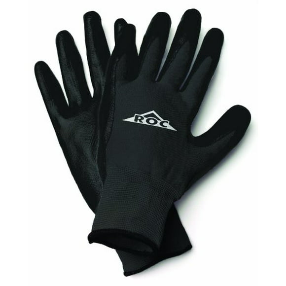 24 Pair Yellow/Orange Abrasion Level 2 13-Gauge Polyurethane Palm Coated Nylon Gloves Size 9 Cut Level 1 MAGID ROC HV1449 Coated Gloves 